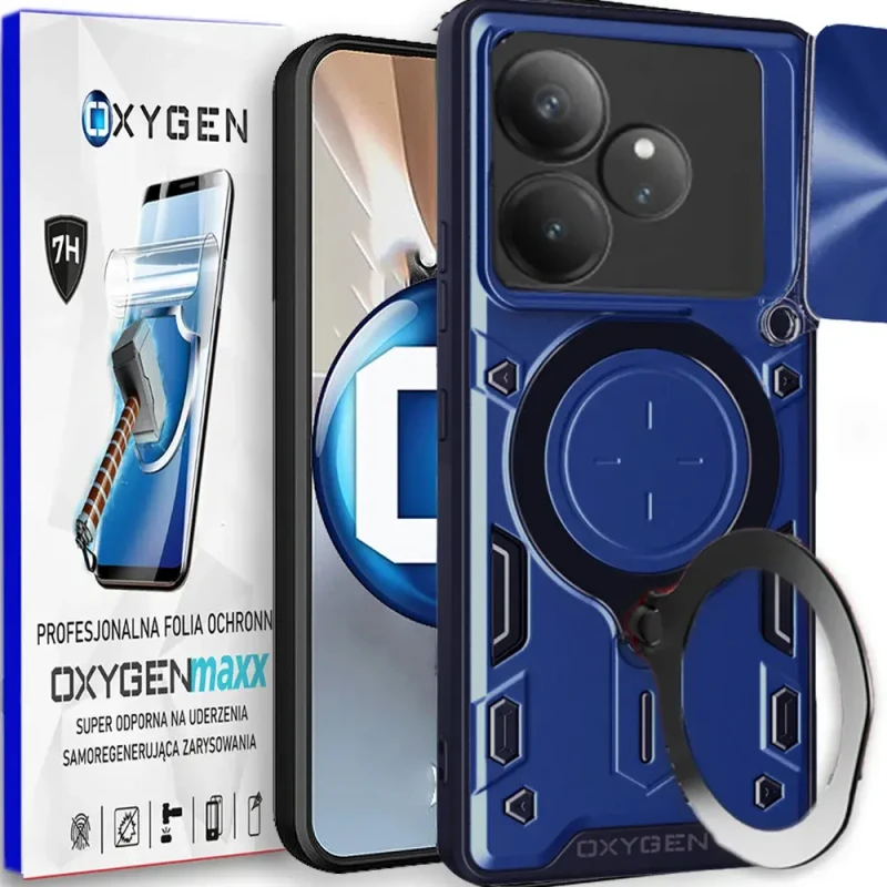 Etui na telefon Realme GT 6T 5G Oxygen RR Niebieskie + Super Folia.webp