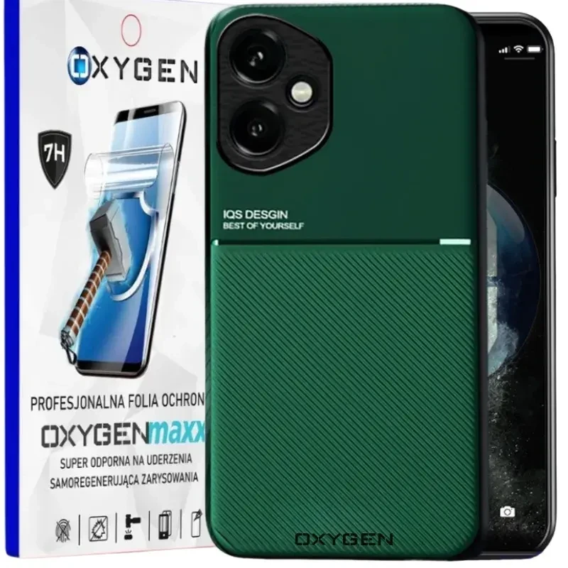 Etui na telefon Honor 400 Oxygen IQS Zielone + Super Folia.webp