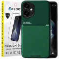 Etui do telefonu Honor 400 Zielone Oxygen IQS + Szkło Hartowane 9H.webp