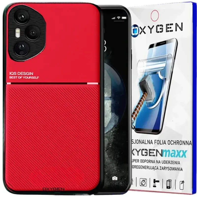 Etui do telefonu Honor 400 PRO Czerwone Oxygen IQS + Super Folia.webp