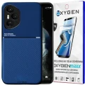 Etui do telefonu Honor 400 PRO Niebieskie Oxygen IQS + Super Folia.webp