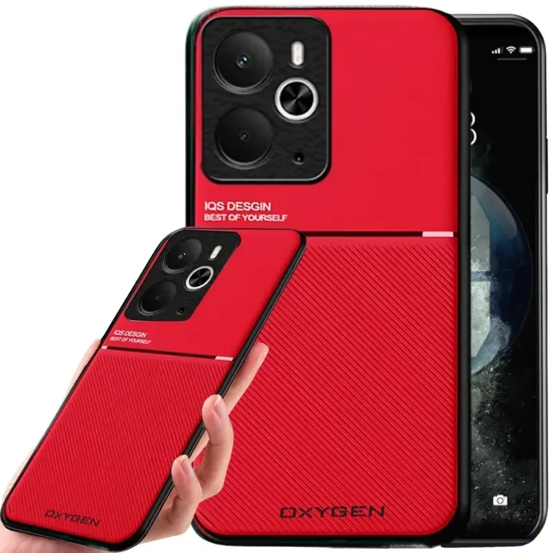 Etui do telefonu Realme 14 5G Czerwone Oxygen IQS.webp