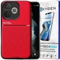 Etui do telefonu Oppo A5 PRO 5G Czerwone Oxygen IQS + Super Folia.webp