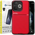 Etui do telefonu Oppo A5 PRO 5G Czerwone Oxygen IQS + Szkło Hartowane 9H.webp
