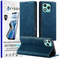 Etui na telefon Honor 400 LITE Niebieskie Oxygen BooK + Super Folia.webp
