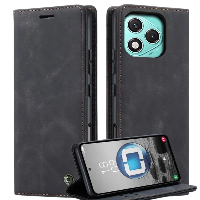 Etui na telefon Honor 400 LITE Czarne Oxygen BooK.webp
