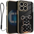 Etui na telefon Motorola EDGE 60 FUSION Czarne Oxygen BeaR + Uchwyt + Smycz.webp
