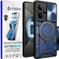 Etui na telefon Realme GT 7T 5G Niebieskie Oxygen RR + Super Folia.webp