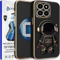 Etui na telefon Motorola EDGE 60 PRO Czarne Oxygen + Uchwyt Astro + Super Folia