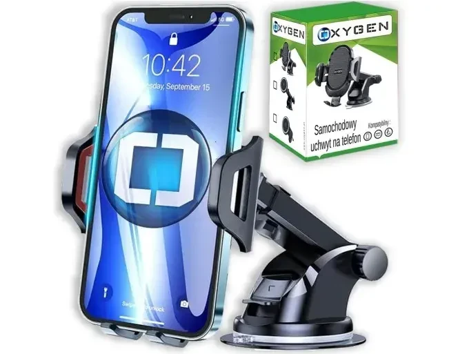 OXYGEN _MOCNY Uchwyt samochodowy na telefon Szybę Deskę Kokpit do telefonu