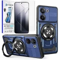 Etui na telefon Oppo Reno14 FS Oxygen RR MAGSafe Niebieskie + Super Folia