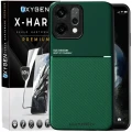 Etui na telefon Oppo Reno14 PRO Zielone Oxygen IQS + Szkło Hartowane X-HARD