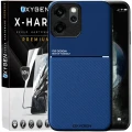 Etui na telefon Oppo Reno14 F Niebieskie Oxygen IQS + Szkło Hartowane X-HARD