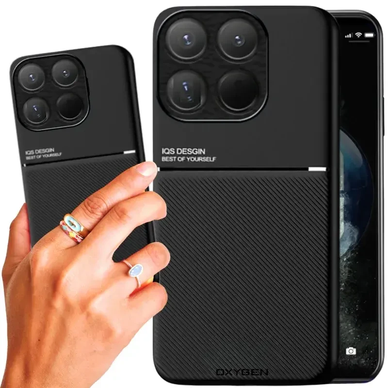 Etui na telefon Xiaomi 15T Czarne Oxygen IQS