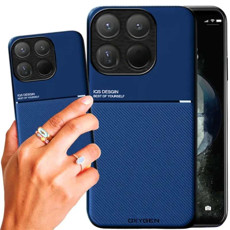Etui na telefon Xiaomi 15T Niebieskie Oxygen IQS