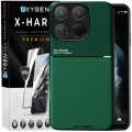 Etui na telefon Xiaomi 15T Zielone Oxygen IQS + Szkło Hartowane X-HARD