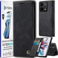 Etui na telefon Oppo Reno14 PRO Czarne Oxygen BooK + Super Folia