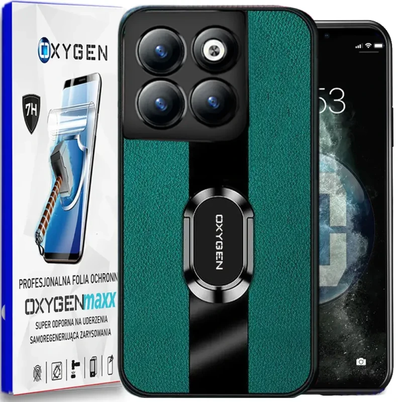 Etui na telefon Motorola EDGE 70 Oxygen PAX Zielone + Super Folia