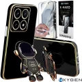 Etui na telefon Xiaomi 15T Czarne Oxygen Astro + Szkło Hartowane X-HARD