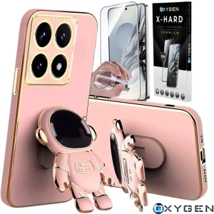 Etui na telefon Xiaomi 15T Różowe Oxygen Astro + Szkło Hartowane X-HARD