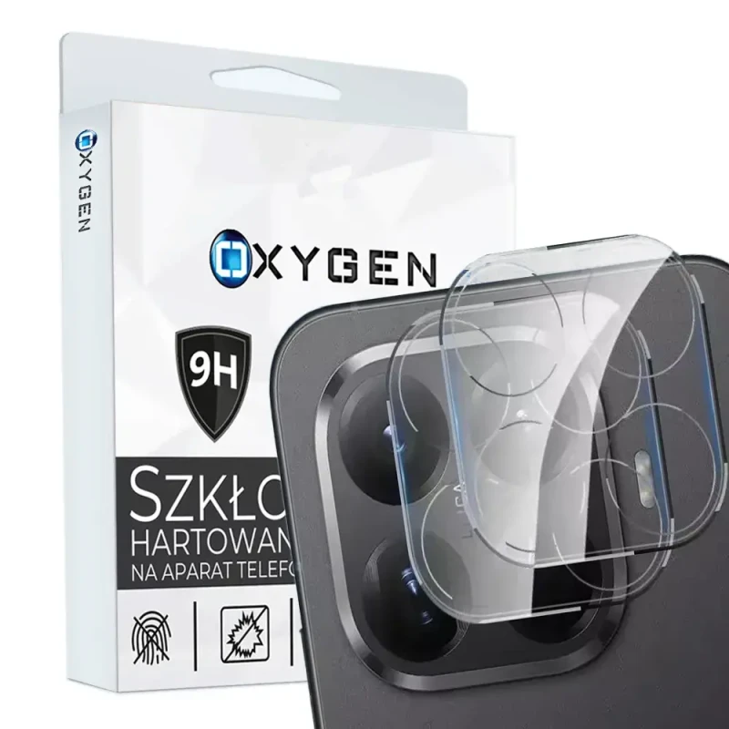 2x Szkło na aparat Xiaomi 15T PRO hartowane Oxygen