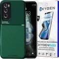 Etui na telefon Oppo Reno12 PRO Zielone Oxygen IQS + Super Folia