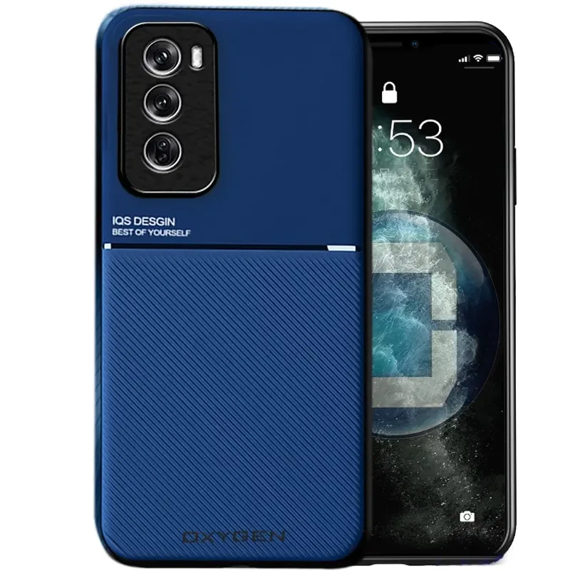 Etui na telefon Oppo Reno12 5G Niebieskie Oxygen IQS