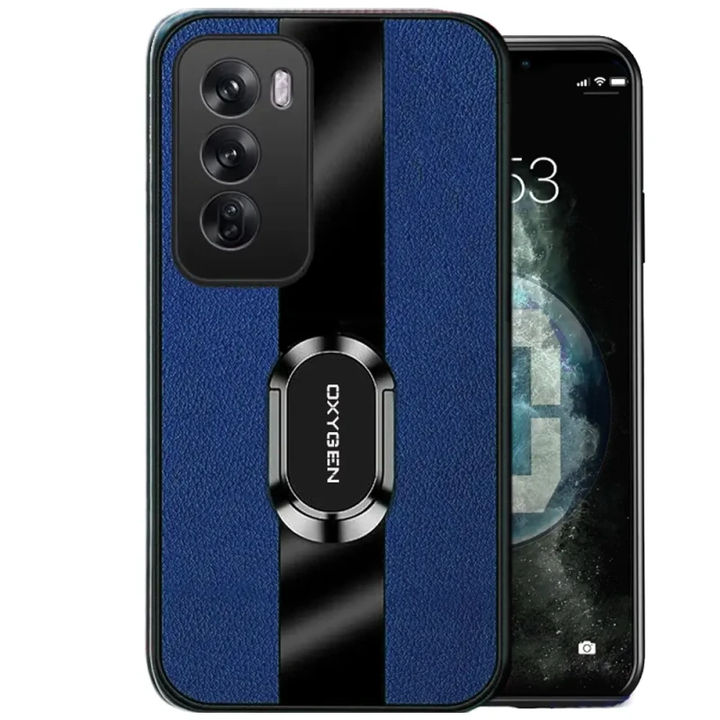 Etui na telefon Oppo Reno12 5G Niebieskie Oxygen Pax