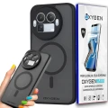 Etui na telefon Realme GT 8 PRO Czarne Oxygen MAGSafe + Super Folia