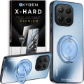 Etui na telefon Xiaomi 15T 5G Niebieskie Oxygen LeaS MAGSafe  + Szkło Hartowane X-HARD