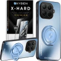 Etui na telefon Xiaomi 15T PRO 5G Niebieskie Oxygen LeaS MAGSafe  + Szkło Hartowane X-HARD