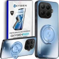 Etui na telefon Xiaomi 15T PRO 5G Niebieskie Oxygen LeaS MAGSafe  + Super Folia