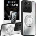Etui na telefon Motorola EDGE 70 Białe Oxygen LeaS MAGSafe + Szkło Hartowane X-HARD
