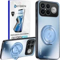 Etui na telefon Xiaomi Poco F8 Ultra Niebieskie Oxygen LeaS MAGSafe + Super Folia