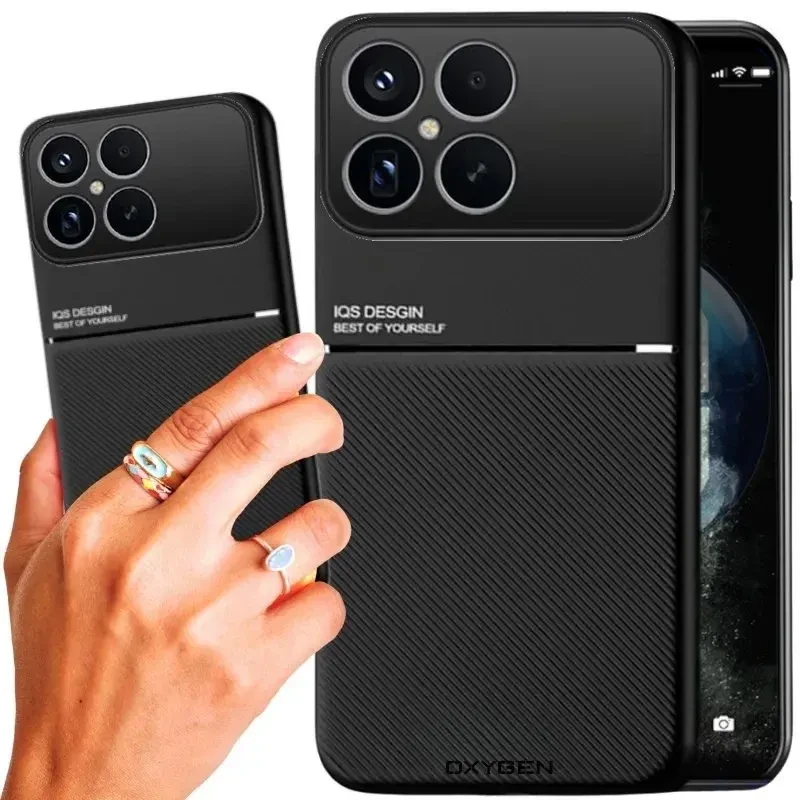 Etui na telefon Xiaomi Poco F8 Pro Czarne Oxygen IQS