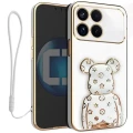 Etui na telefon Xiaomi Poco F8 Pro Białe Oxygen BeaR + Uchwyt + Smycz
