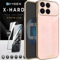 Etui na telefon Xiaomi Poco F8 Pro Oxygen GLOW Różowe + Szkło Hartowane X-HARD