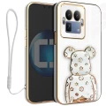 Etui na telefon Realme GT 8 Pro Białe Oxygen BeaR + Uchwyt + Smycz