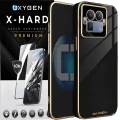 Etui na telefon Realme GT 8 Pro Oxygen GLOW Czarne + Szkło Hartowane X-HARD