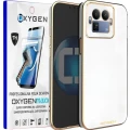 Etui na telefon Realme GT 8 Pro Oxygen GLOW Białe + Super Folia