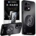 Etui na telefon Oppo A6 Pro Czarne Oxygen LeaS MAGSafe  + Szkło Hartowane X-HARD