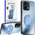 Etui na telefon Oppo A6 Pro Niebieskie Oxygen LeaS MAGSafe + Super Folia