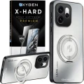 Etui na telefon Oppo Reno15 Pro Max Białe Oxygen LeaS MAGSafe  + Szkło Hartowane X-HARD
