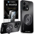 Etui na telefon Oppo Reno15 5G Czarne Oxygen LeaS MAGSafe  + Szkło Hartowane X-HARD