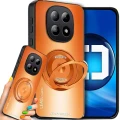 Etui na telefon Xiaomi Redmi Note 15 4G Pomarańczowe Oxygen LeaS MAGSafe