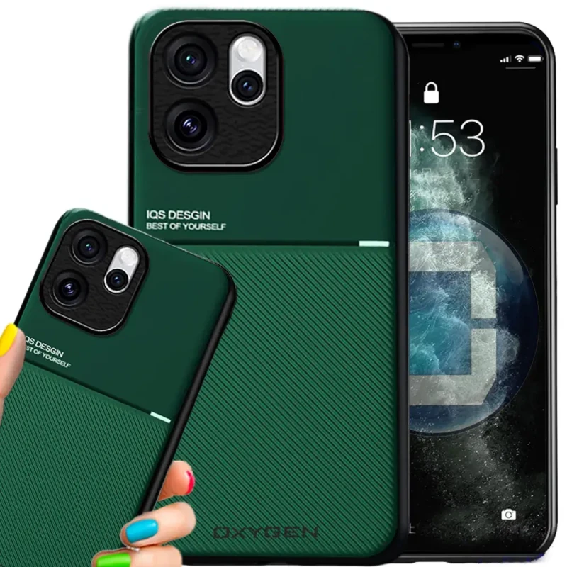 Etui na telefon Oppo Reno15 Pro Zielone Oxygen IQS