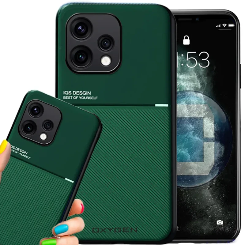 Etui na telefon Oppo Reno15 5G Zielone Oxygen IQS