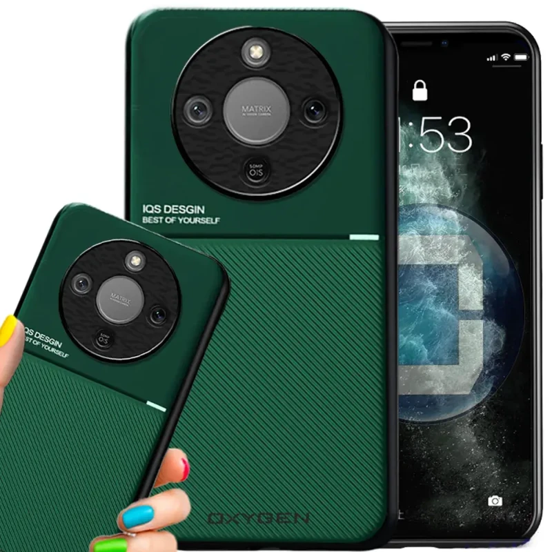 Etui na telefon Honor Magic8 Lite Zielone Oxygen IQS