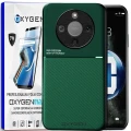 Etui na telefon Honor Magic8 Lite Zielone Oxygen IQS + Super Folia