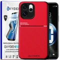 Etui na telefon Oppo Reno15 Pro Max Czerwone Oxygen IQS + Super Folia